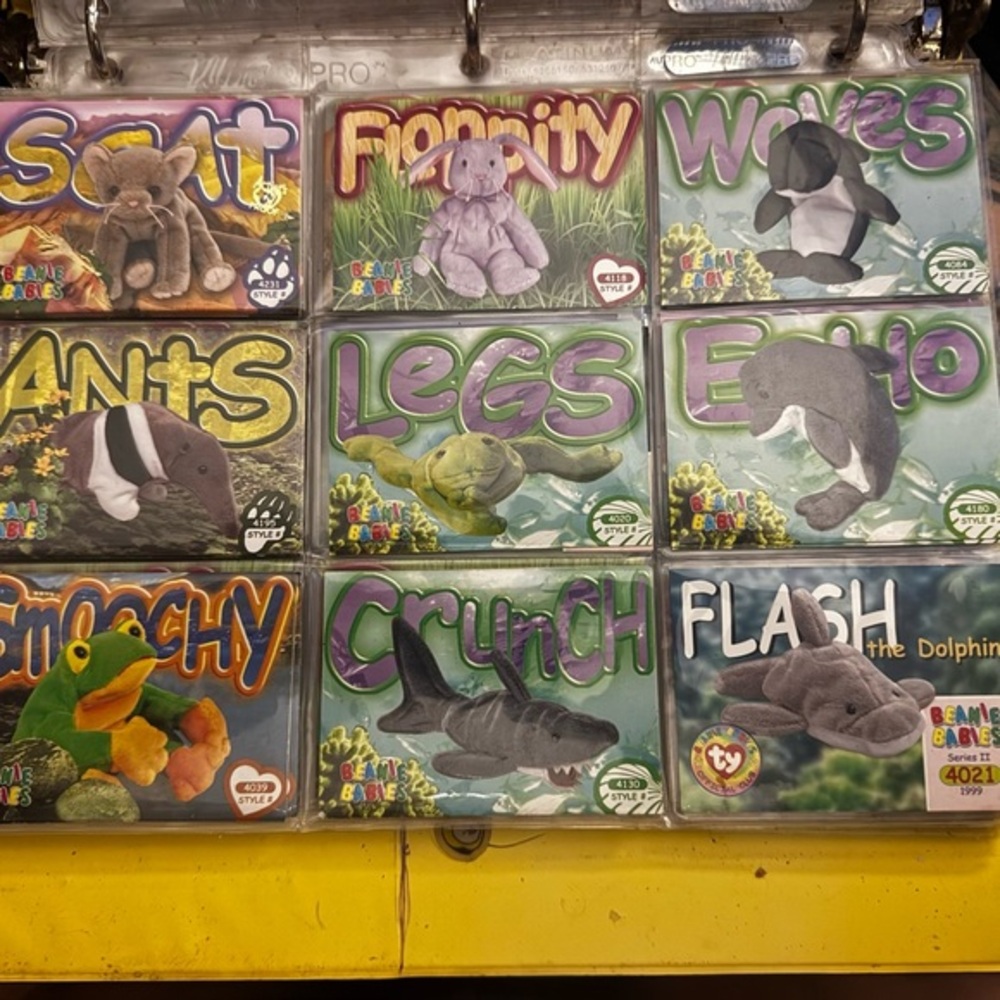 Vintage Ty Beanie Baby Trading Cards